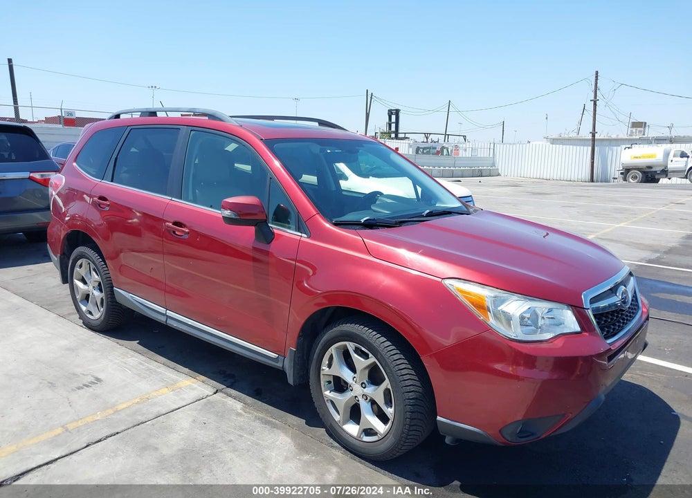 2015 SUBARU FORESTER 2.5I TOURING VIN: JF2SJAWC4FH568714