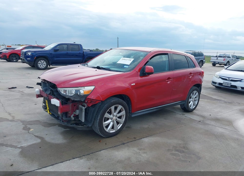 2014 MITSUBISHI OUTLANDER SPORT ES VIN: 4A4AP3AU2EE021941