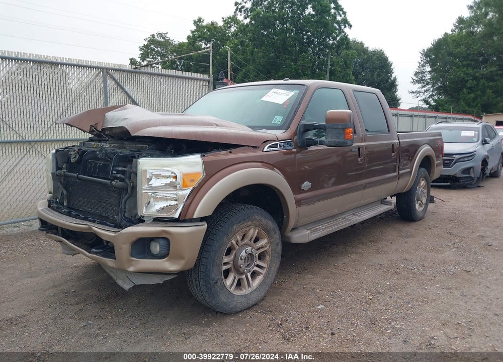 2011 FORD F-250 LARIAT VIN: 1FT7W2BT9BEA72854