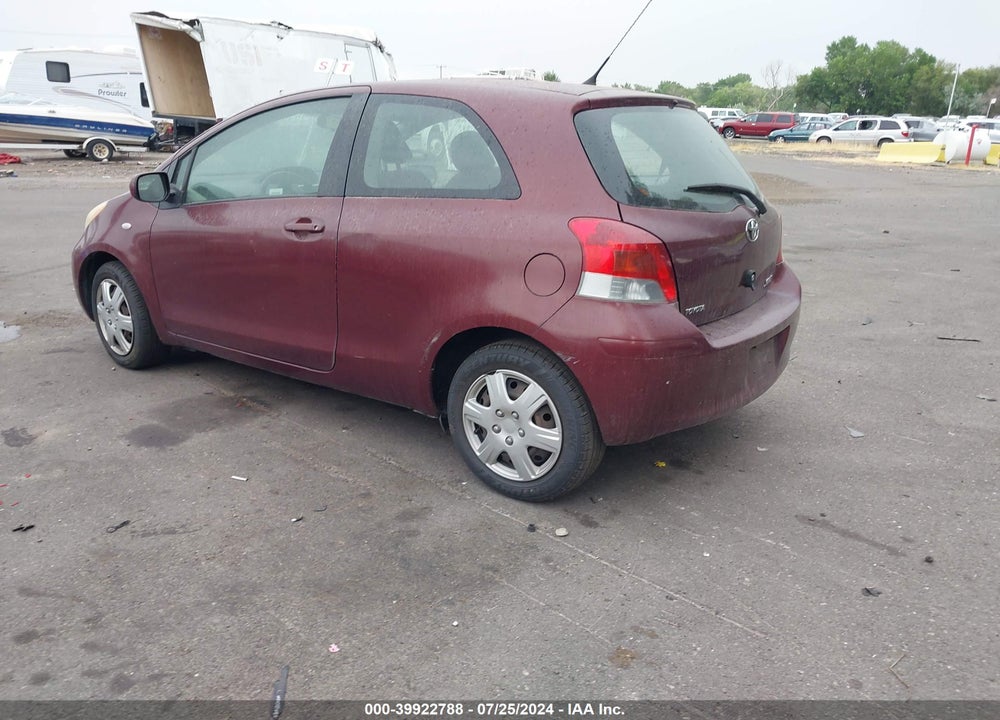 2009 TOYOTA YARIS VIN: JTDJT903095252065
