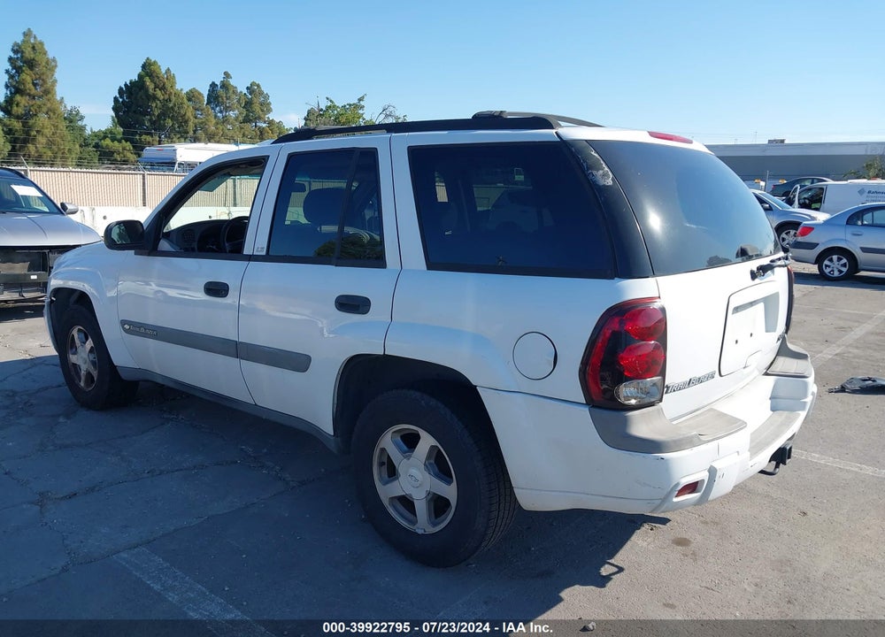 2004 CHEVROLET TRAILBLAZER VIN: 1GNDS13S142296551