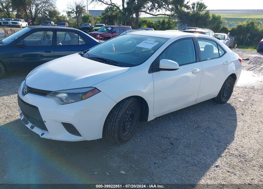 2014 TOYOTA COROLLA LE VIN: 2T1BURHE7EC169639