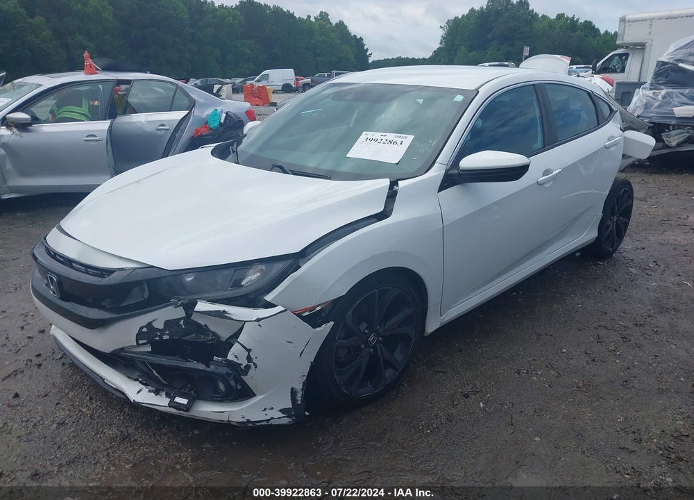 2019 HONDA CIVIC VIN: 19XFC2F8XKE023161