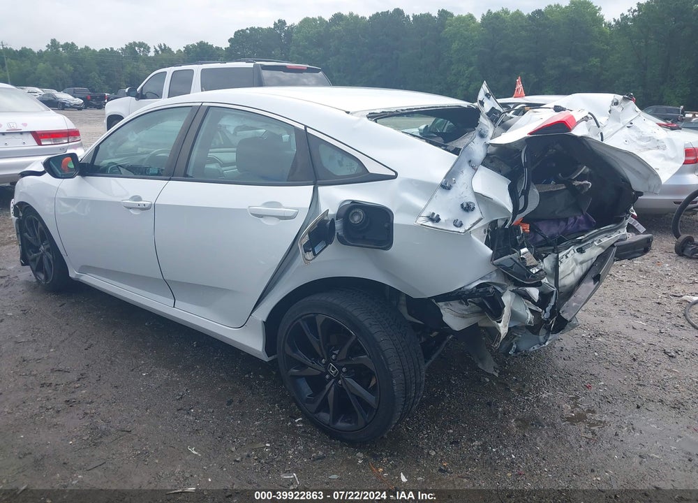2019 HONDA CIVIC VIN: 19XFC2F8XKE023161