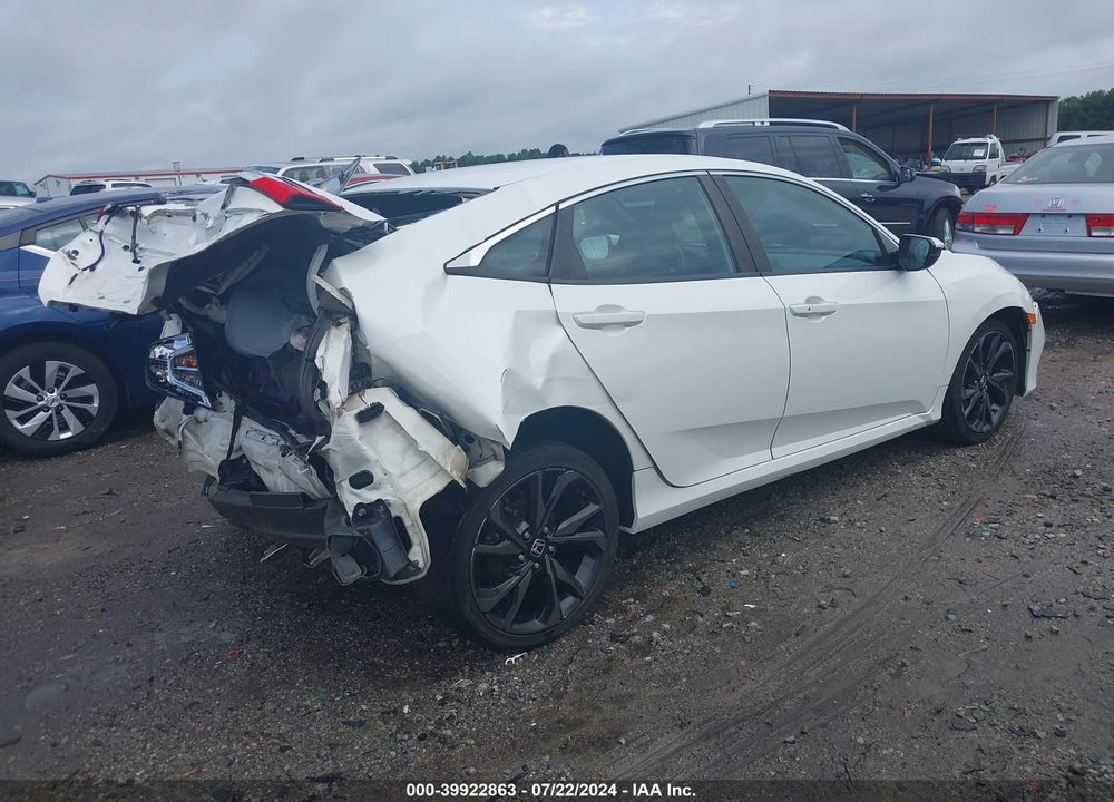 2019 HONDA CIVIC VIN: 19XFC2F8XKE023161