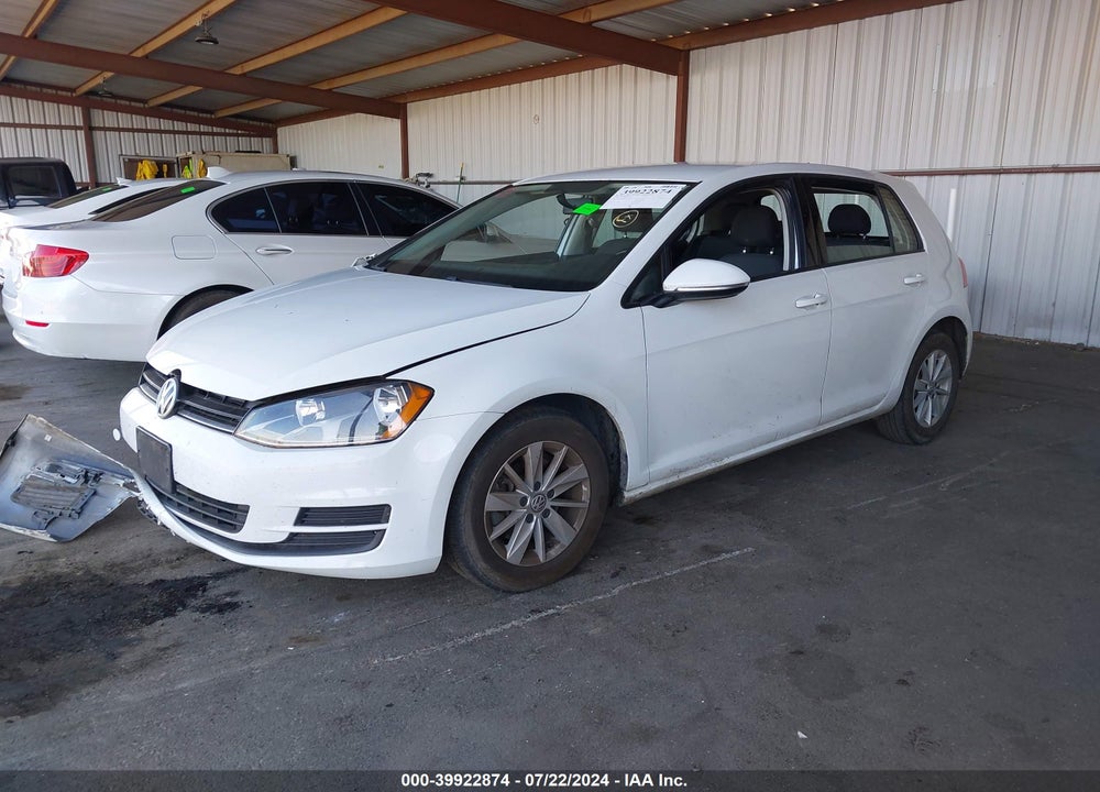 2017 VOLKSWAGEN GOLF S/TSI SE 4-DOOR/TSI SEL 4-DOOR/TSI WOLFSBURG EDITION 4-DOOR VIN: 3VW217AU6HM071161