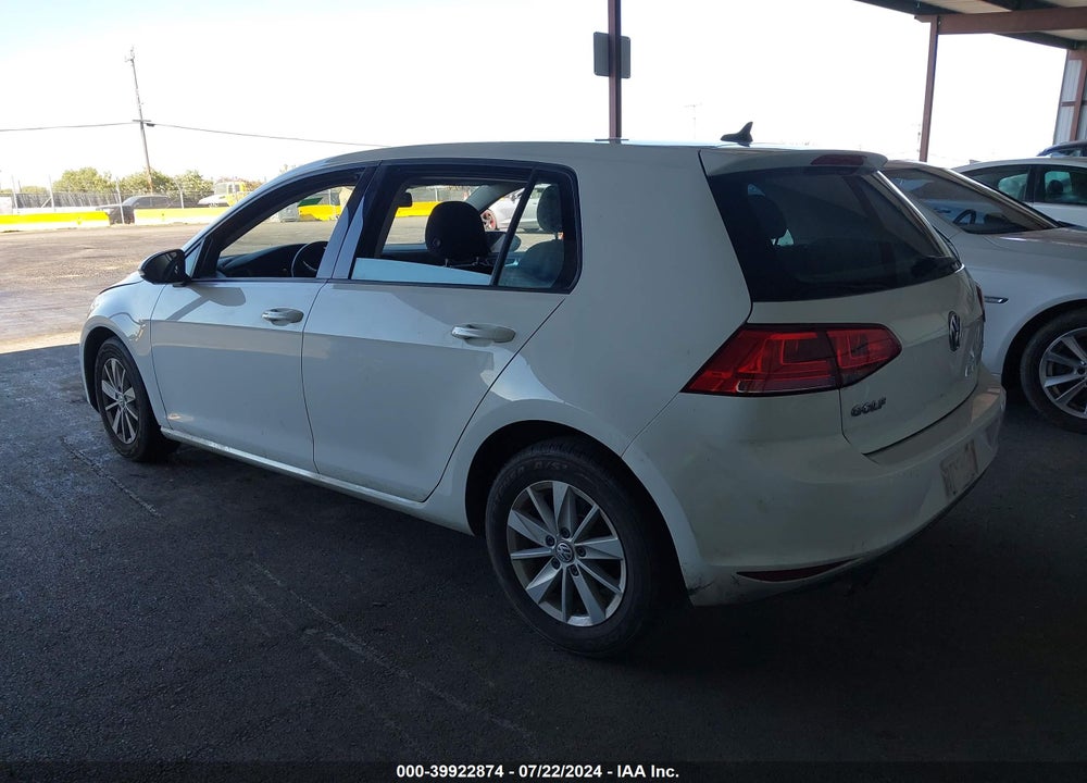 2017 VOLKSWAGEN GOLF S/TSI SE 4-DOOR/TSI SEL 4-DOOR/TSI WOLFSBURG EDITION 4-DOOR VIN: 3VW217AU6HM071161