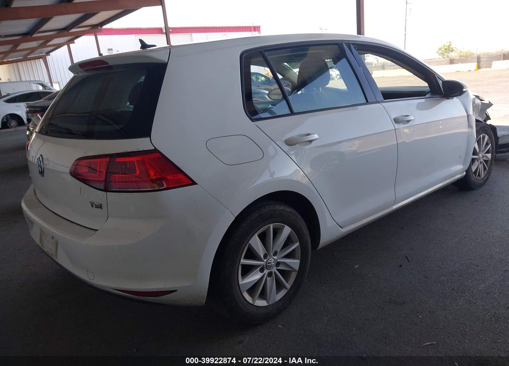 2017 VOLKSWAGEN GOLF S/TSI SE 4-DOOR/TSI SEL 4-DOOR/TSI WOLFSBURG EDITION 4-DOOR VIN: 3VW217AU6HM071161