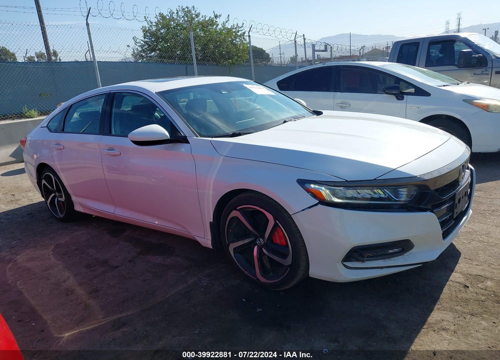 2019 HONDA ACCORD SPORT 2.0T VIN: 1HGCV2F36KA012860