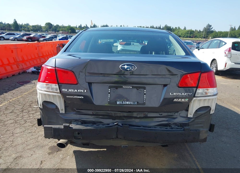 2012 SUBARU LEGACY 2.5I PREMIUM VIN: 4S3BMBC66C3008552