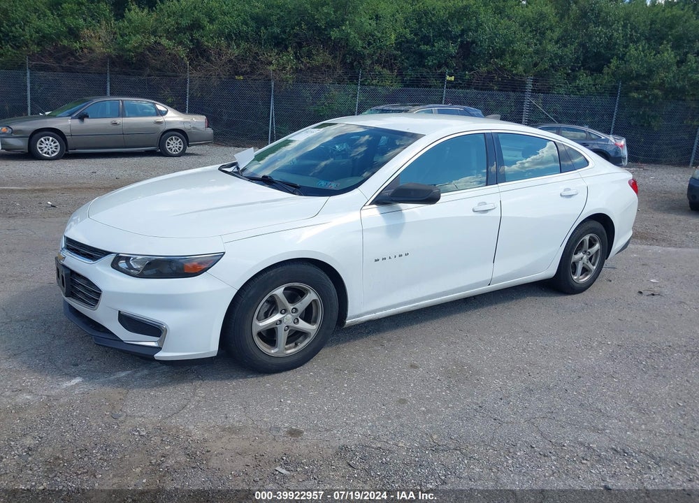 2016 CHEVROLET MALIBU LS VIN: 1G1ZB5ST6GF314676