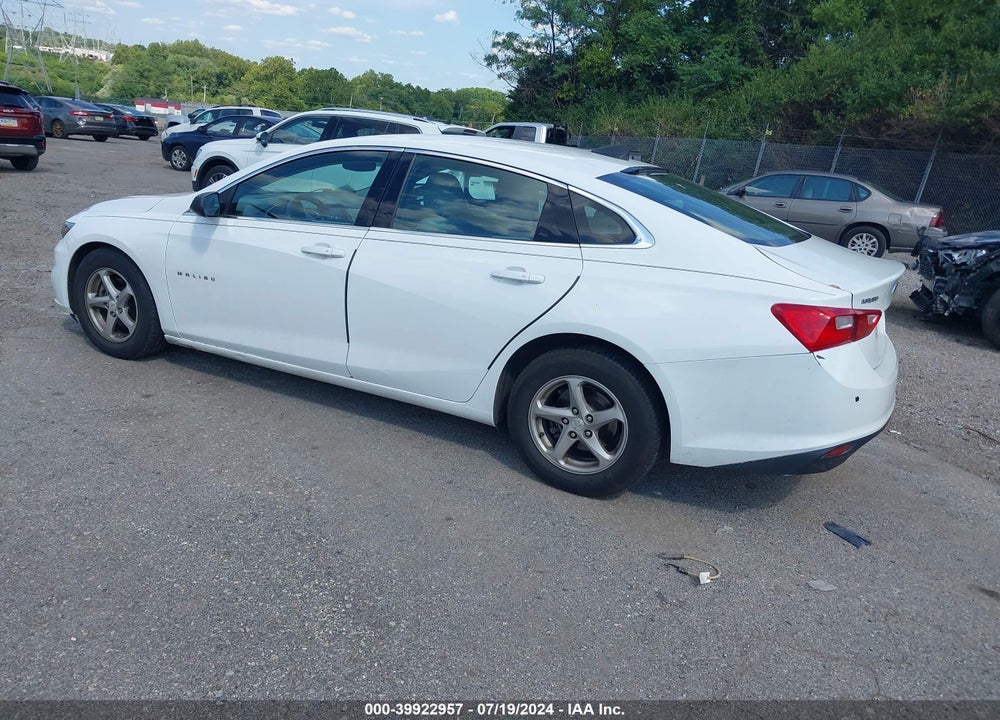 2016 CHEVROLET MALIBU LS VIN: 1G1ZB5ST6GF314676