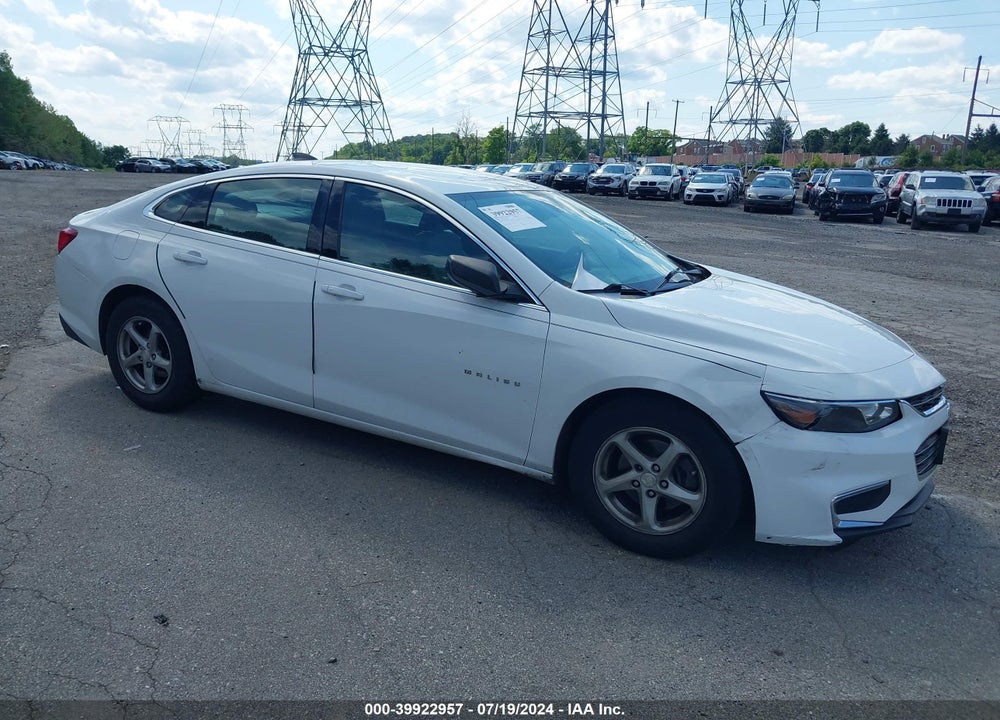 2016 CHEVROLET MALIBU LS VIN: 1G1ZB5ST6GF314676