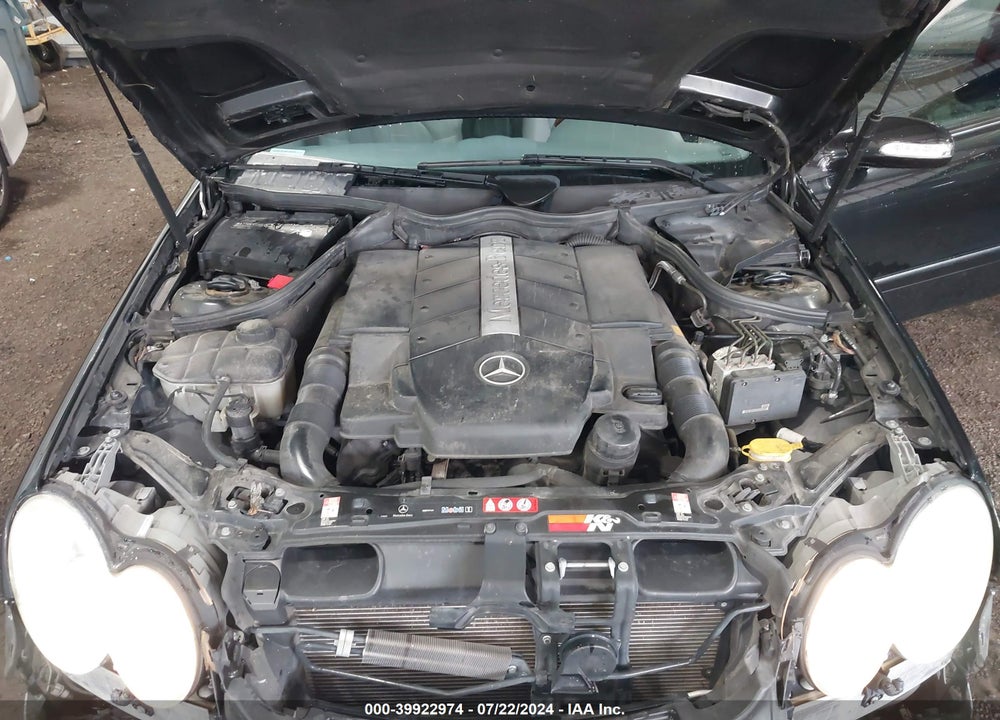 2004 MERCEDES-BENZ CLK 500 VIN: WDBTK75G84T024572
