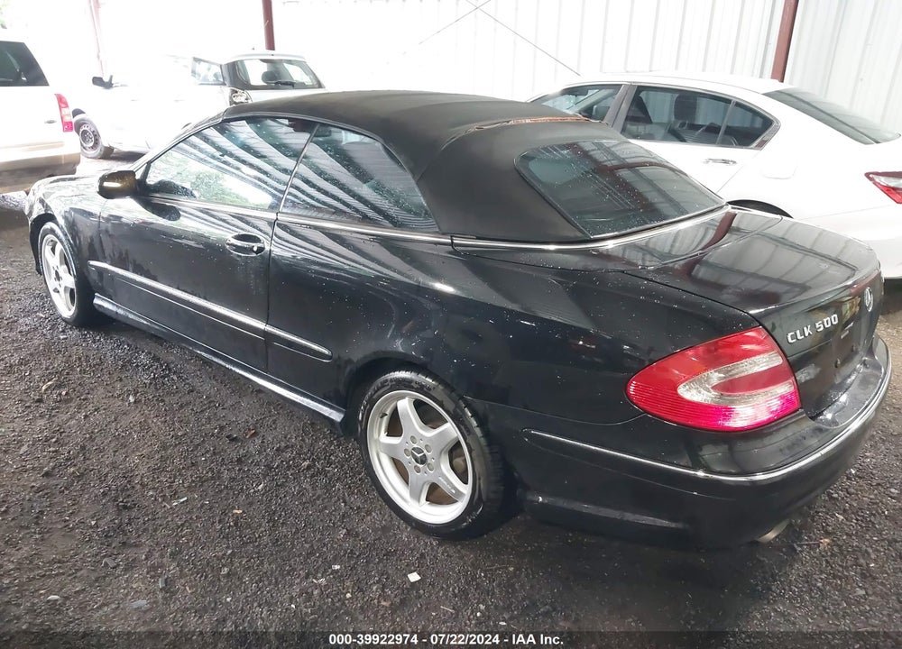 2004 MERCEDES-BENZ CLK 500 VIN: WDBTK75G84T024572
