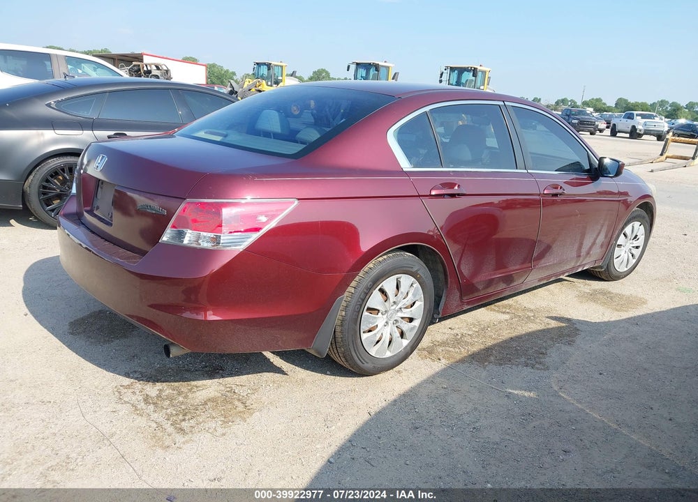 2008 HONDA ACCORD 2.4 LX VIN: 1HGCP26378A134811