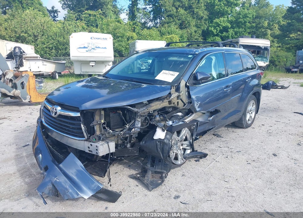 2015 TOYOTA HIGHLANDER LIMITED V6 VIN: 5TDDKRFH3FS196468