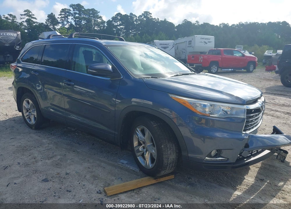 2015 TOYOTA HIGHLANDER LIMITED V6 VIN: 5TDDKRFH3FS196468
