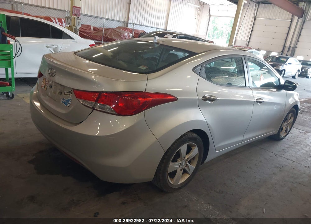 2013 HYUNDAI ELANTRA GLS VIN: KMHDH4AE9DU534717
