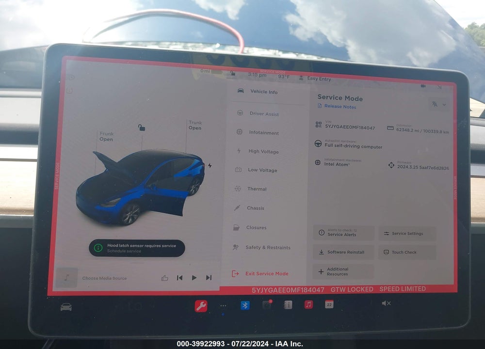 2021 TESLA MODEL Y LONG RANGE DUAL MOTOR ALL-WHEEL DRIVE VIN: 5YJYGAEE0MF184047