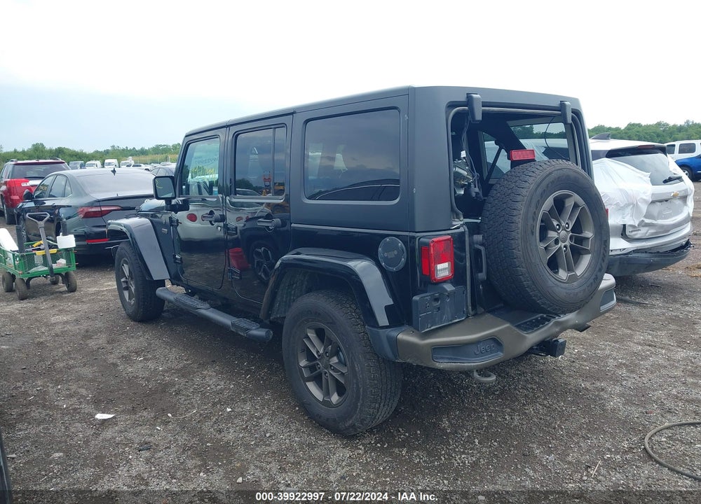 2016 JEEP WRANGLER UNLIMITED 75TH ANNIVERSARY VIN: 1C4BJWEG5GL244962