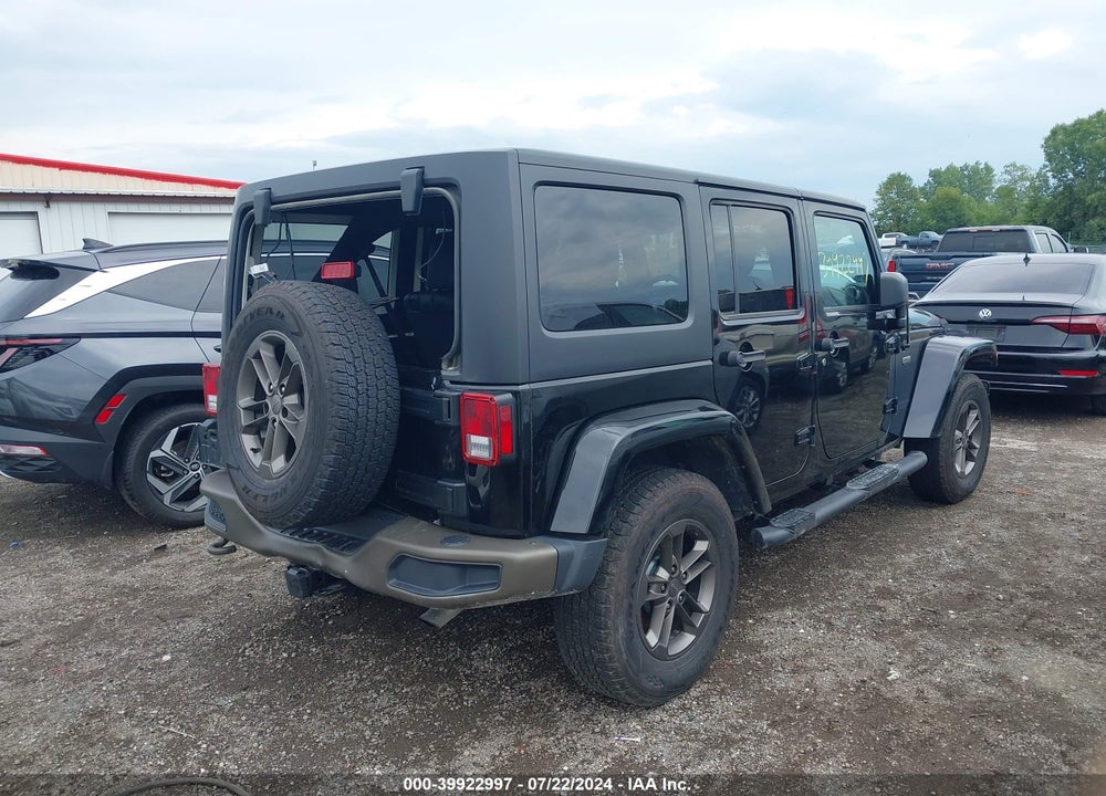 2016 JEEP WRANGLER UNLIMITED 75TH ANNIVERSARY VIN: 1C4BJWEG5GL244962
