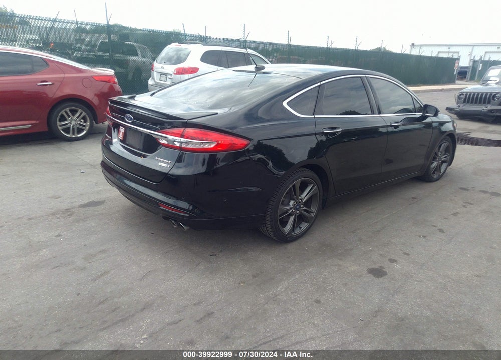 2018 FORD FUSION SPORT VIN: 3FA6P0VP3JR205461
