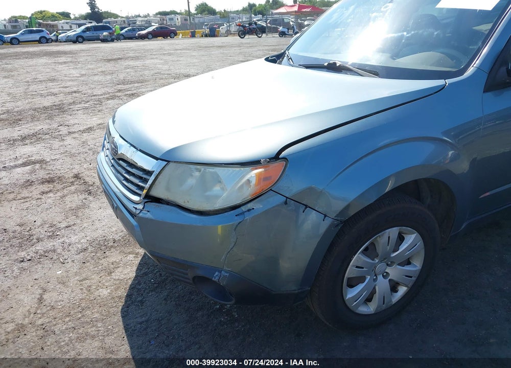 2009 SUBARU FORESTER 2.5X VIN: JF2SH61659H726878