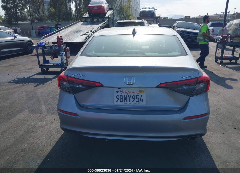 2022 HONDA CIVIC SPORT VIN: 2HGFE2F57NH579325