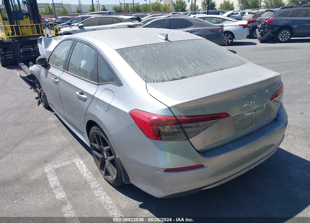 2022 HONDA CIVIC SPORT VIN: 2HGFE2F57NH579325