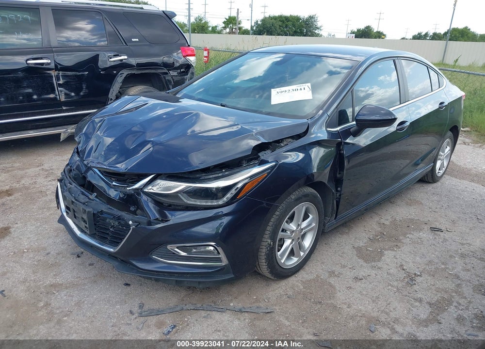2016 CHEVROLET CRUZE LT AUTO VIN: 1G1BE5SM7G7304654