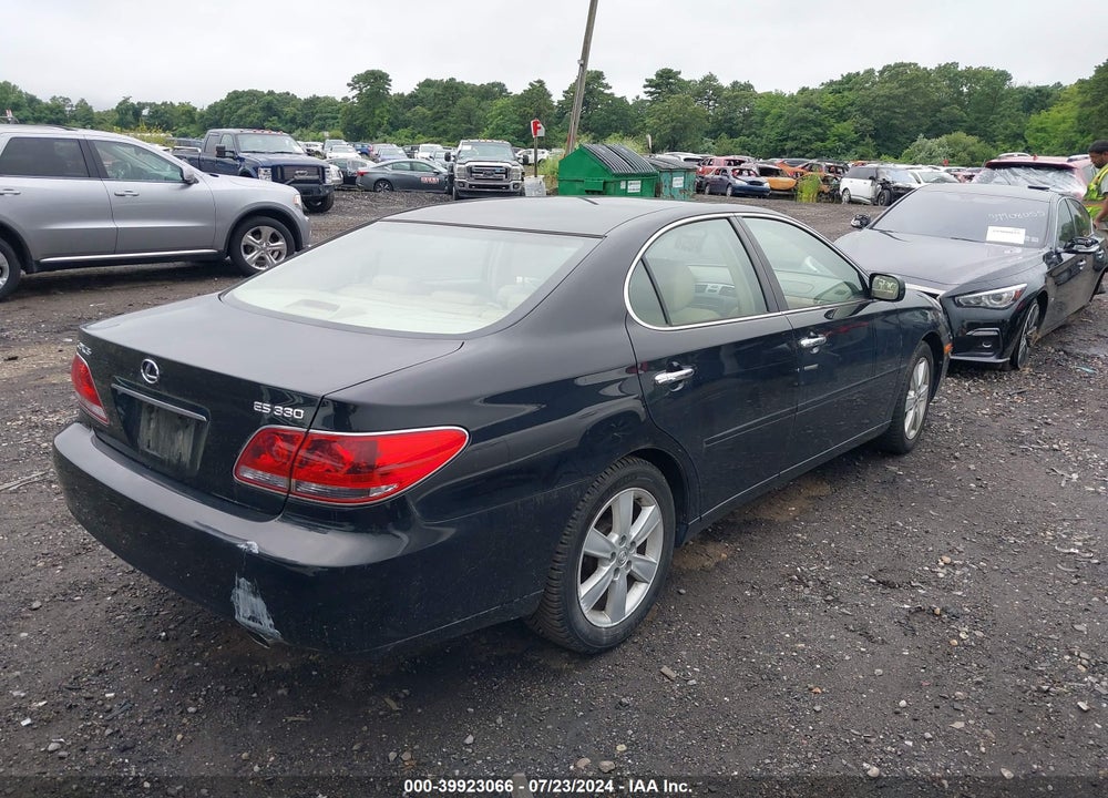 2005 LEXUS ES 330 VIN: JTHBA30G655113982