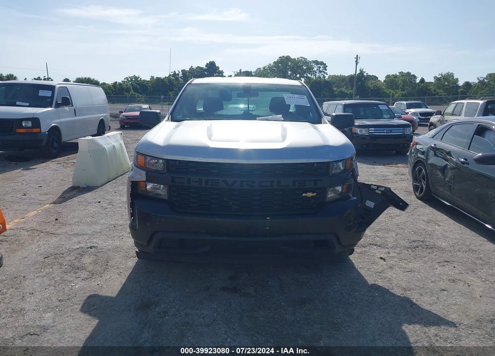 2020 CHEVROLET SILVERADO 1500 2WD REGULAR CAB LONG BED WT VIN: 3GCNWAEH8LG200276
