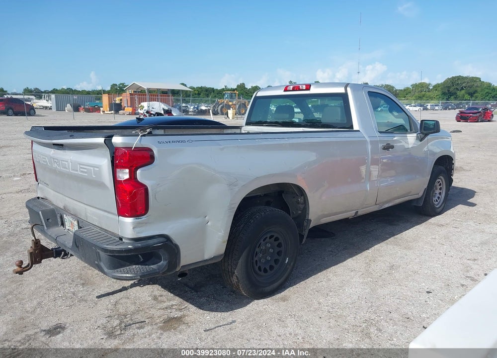 2020 CHEVROLET SILVERADO 1500 2WD REGULAR CAB LONG BED WT VIN: 3GCNWAEH8LG200276