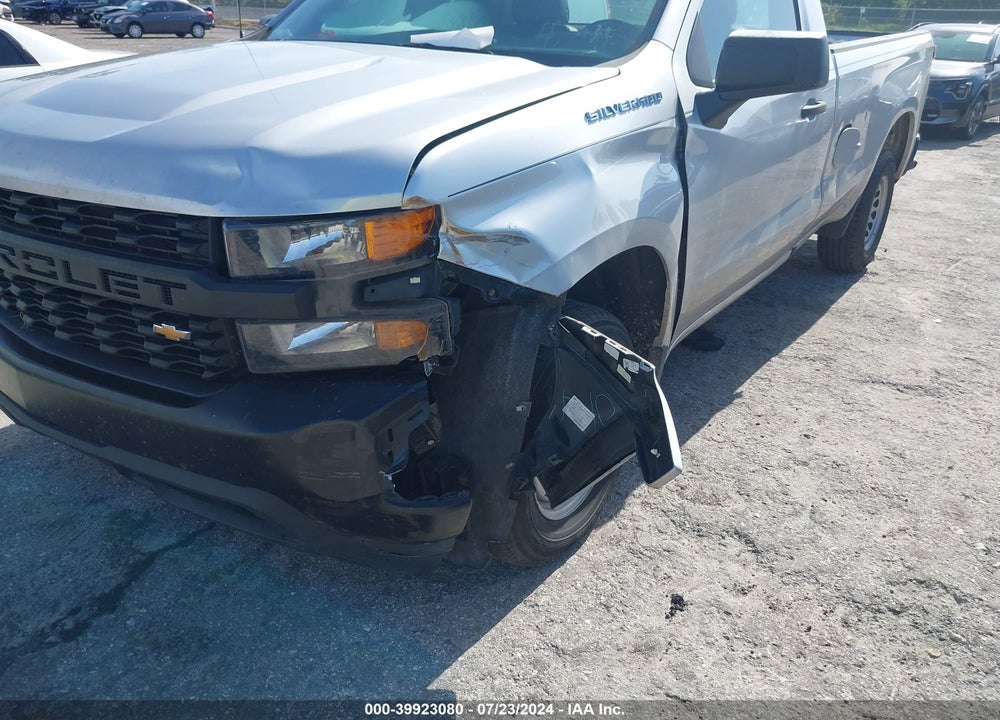 2020 CHEVROLET SILVERADO 1500 2WD REGULAR CAB LONG BED WT VIN: 3GCNWAEH8LG200276