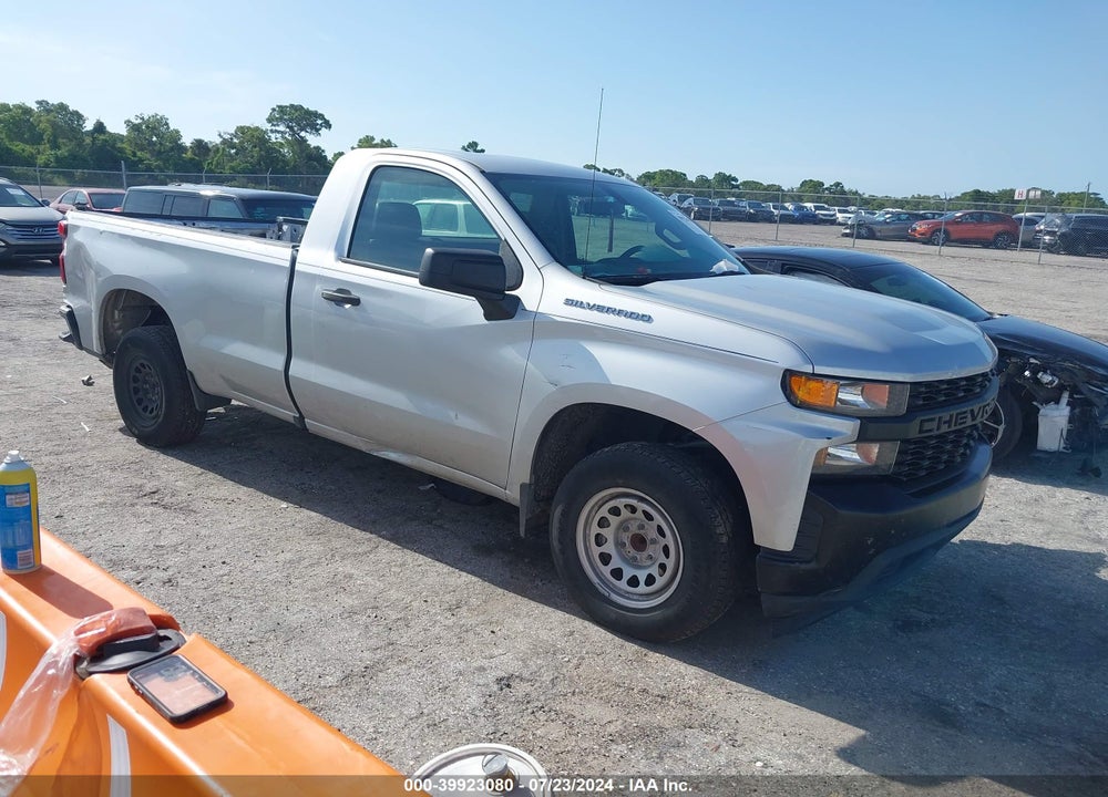 2020 CHEVROLET SILVERADO 1500 2WD REGULAR CAB LONG BED WT VIN: 3GCNWAEH8LG200276