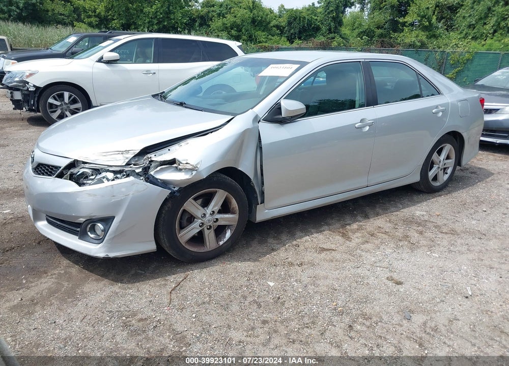 2012 TOYOTA CAMRY SE VIN: 4T1BF1FK4CU095256