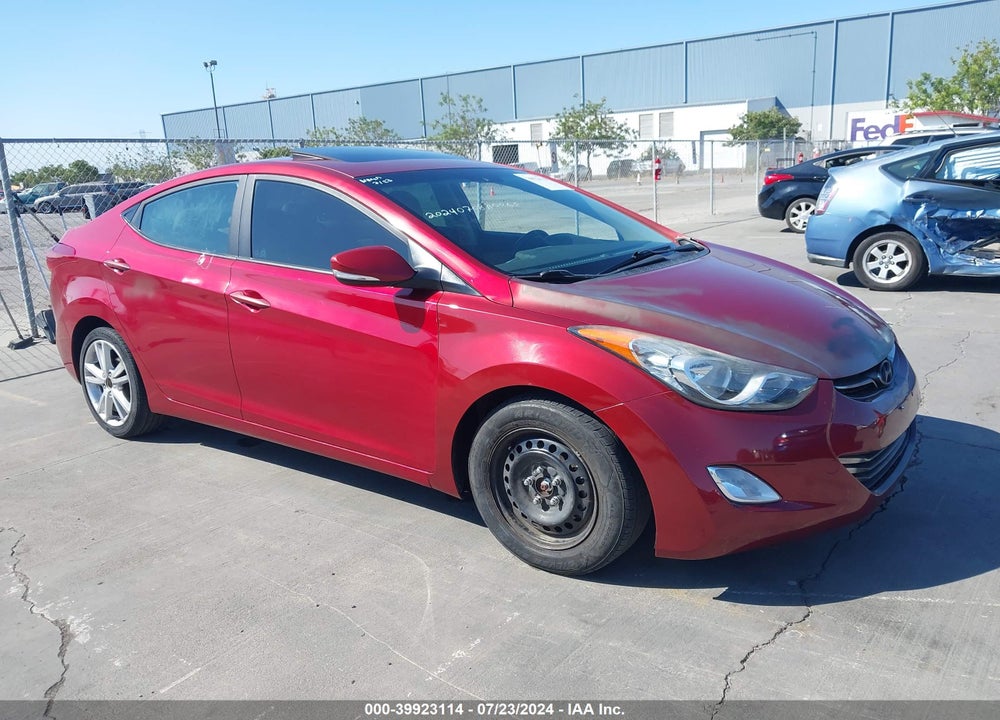 2013 HYUNDAI ELANTRA LIMITED VIN: 5NPDH4AE5DH230234