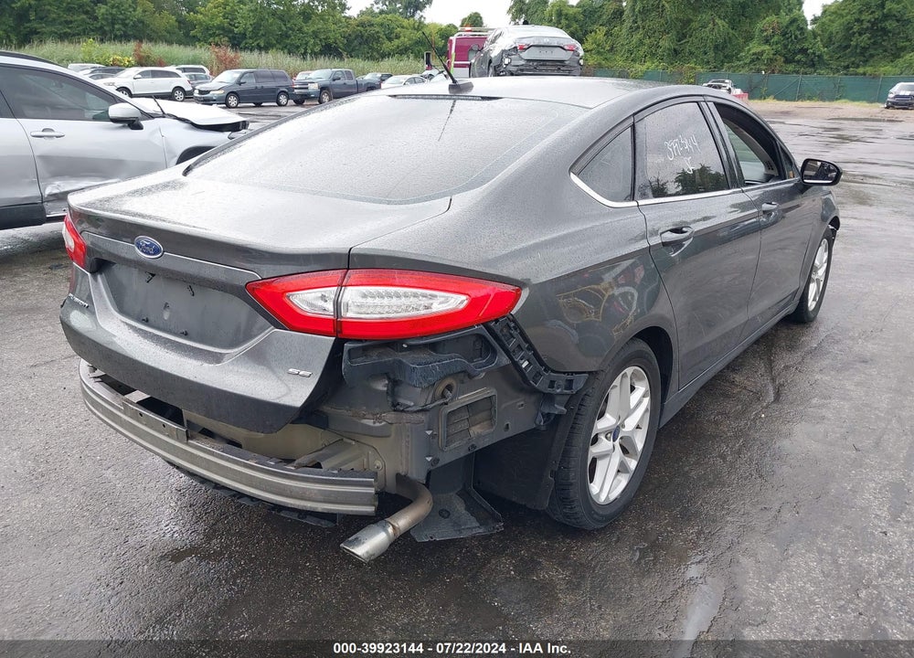 2016 FORD FUSION SE VIN: 3FA6P0H74GR150829