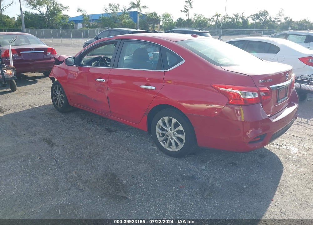 2019 NISSAN SENTRA SV VIN: 3N1AB7AP8KL609655