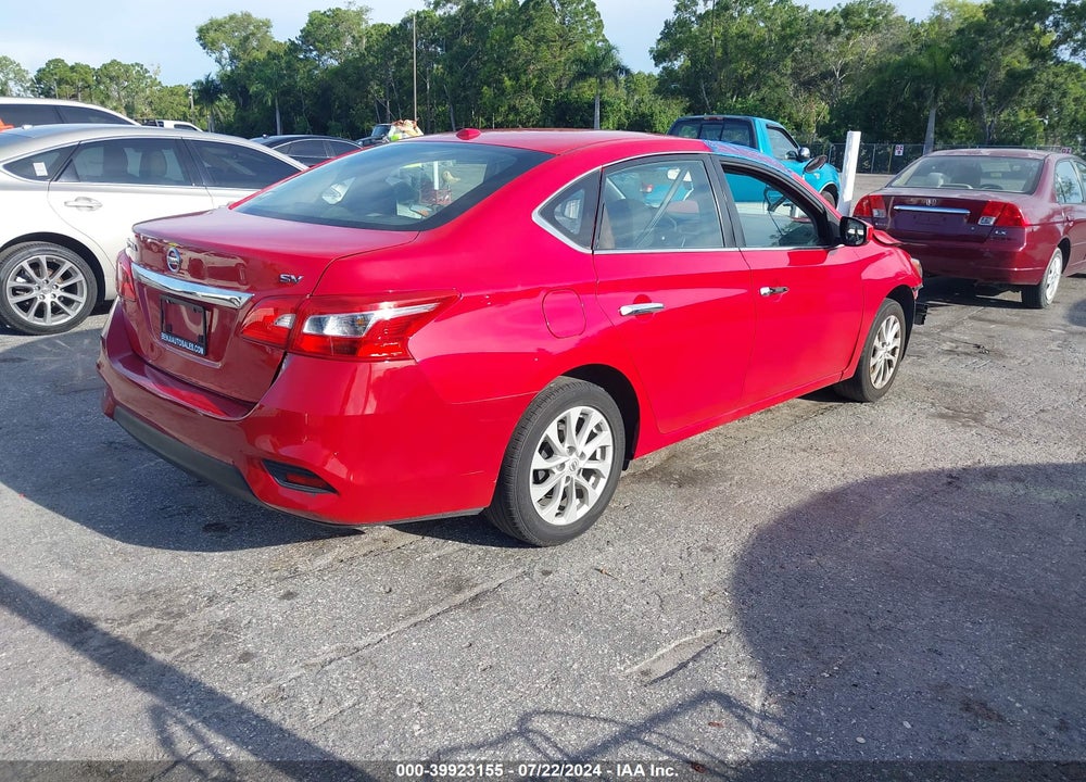 2019 NISSAN SENTRA SV VIN: 3N1AB7AP8KL609655
