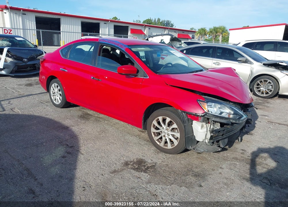 2019 NISSAN SENTRA SV VIN: 3N1AB7AP8KL609655