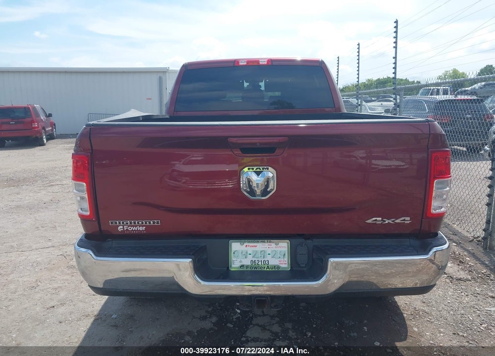 2021 RAM 2500 BIG HORN MEGA CAB 4X4 6'4 BOX VIN: 3C6UR5ML0MG532558
