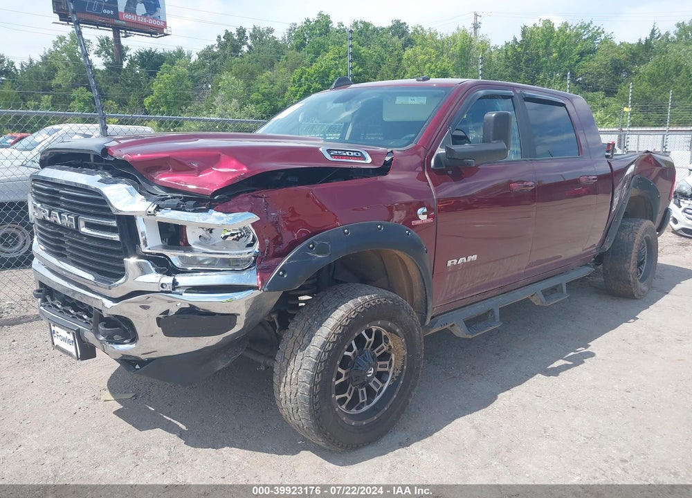 2021 RAM 2500 BIG HORN MEGA CAB 4X4 6'4 BOX VIN: 3C6UR5ML0MG532558