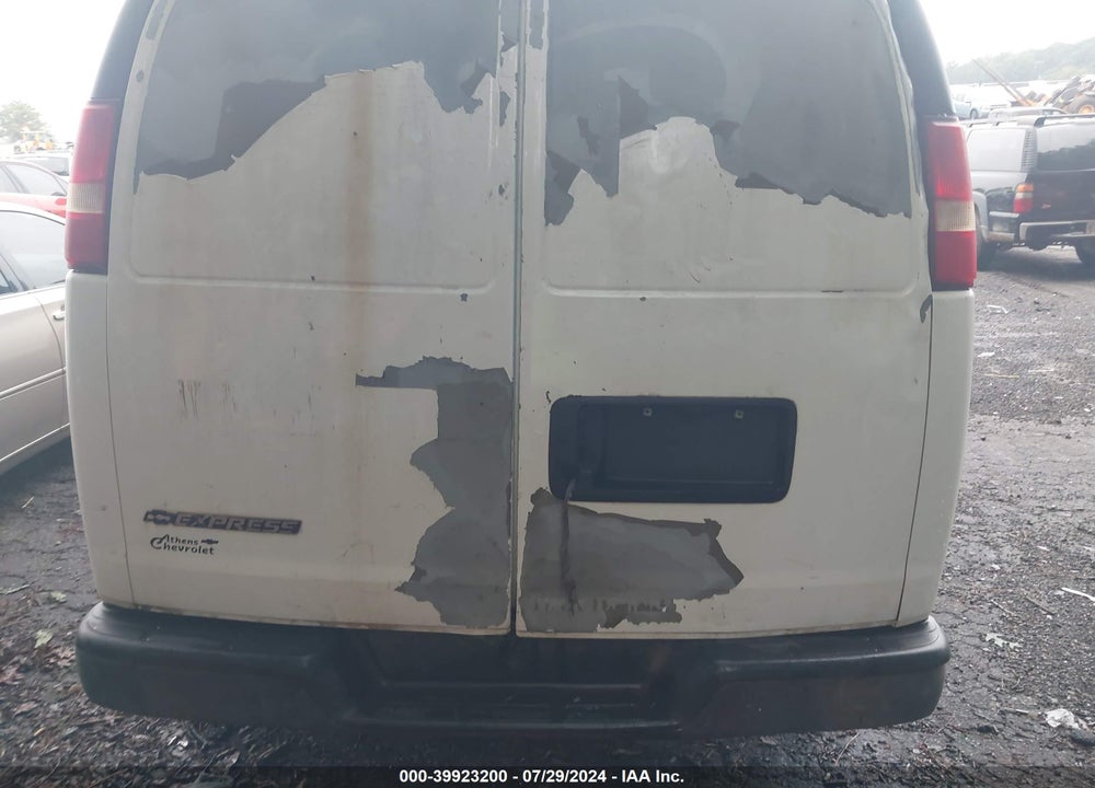 2009 CHEVROLET EXPRESS 2500 WORK VAN VIN: 1GCGG25C091183187