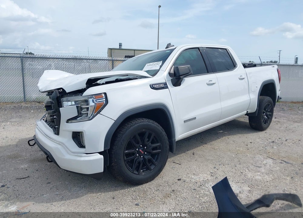 2020 GMC SIERRA 1500 4WD SHORT BOX ELEVATION VIN: 3GTU9CED8LG248324