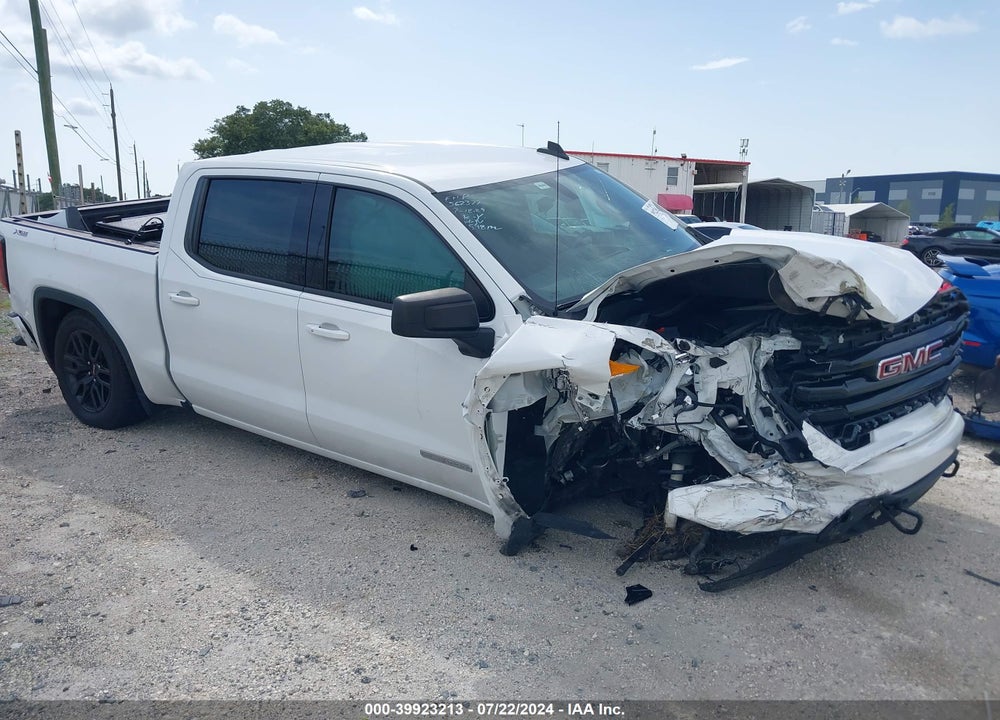2020 GMC SIERRA 1500 4WD SHORT BOX ELEVATION VIN: 3GTU9CED8LG248324