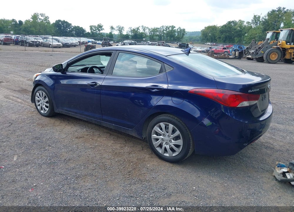 2011 HYUNDAI ELANTRA GLS VIN: 5NPDH4AEXBH018264