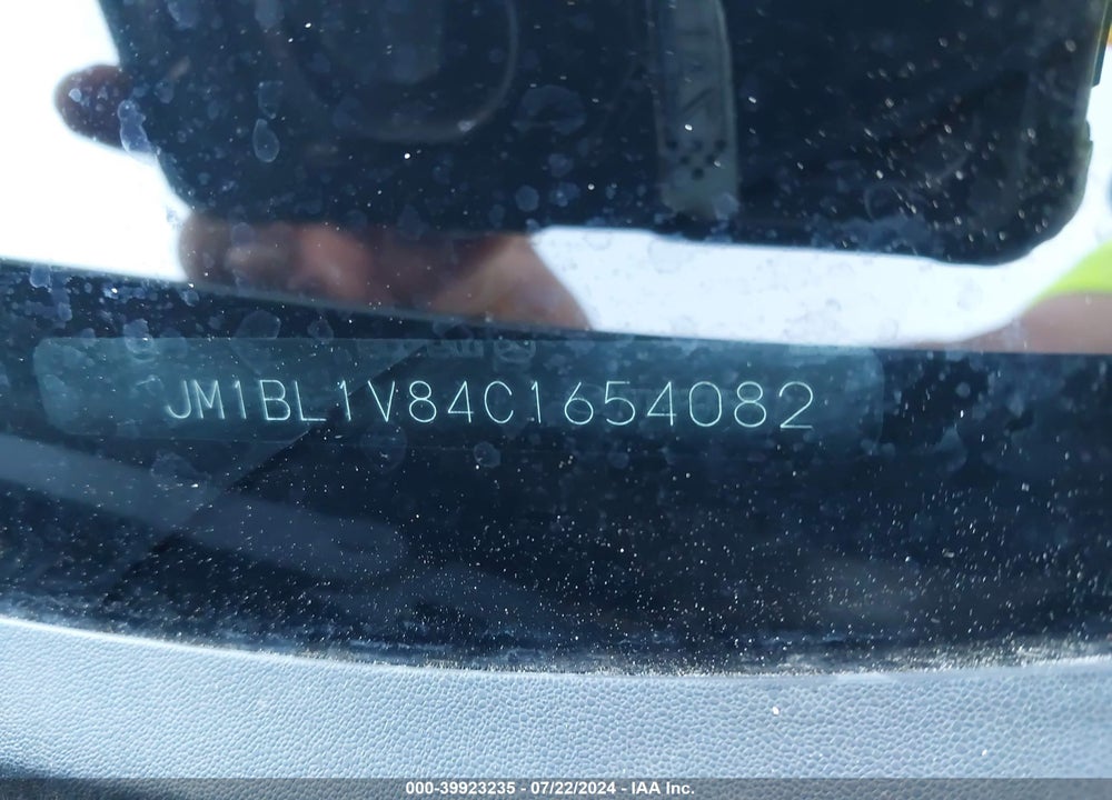 2012 MAZDA 3 I TOURING VIN: JM1BL1V84C1654082