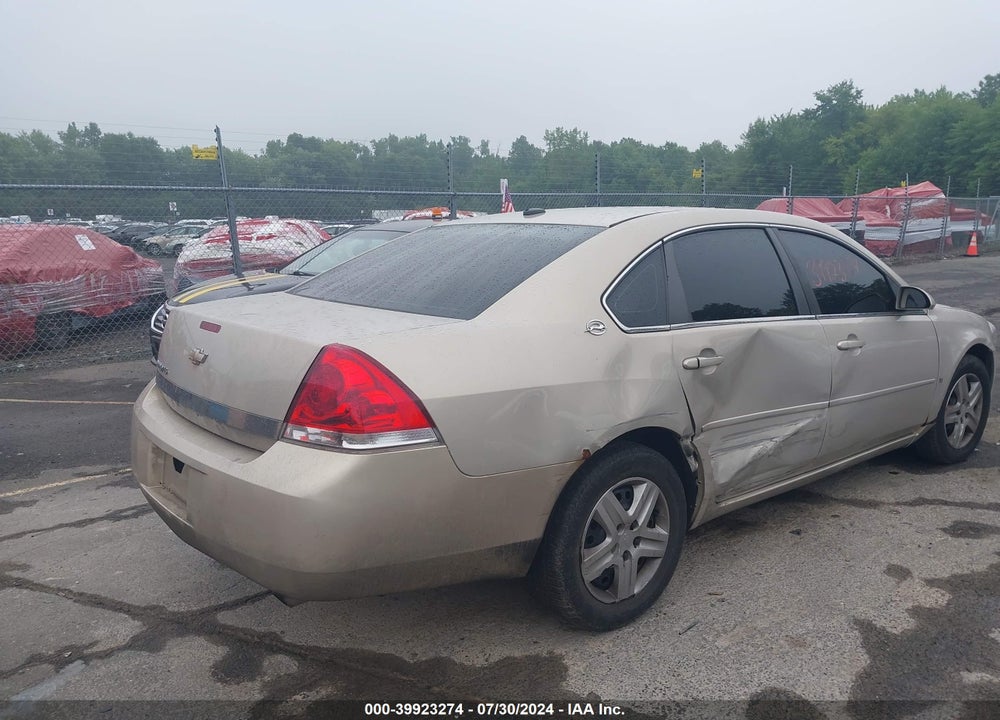 2008 CHEVROLET IMPALA VIN: 2G1WB58N689260141